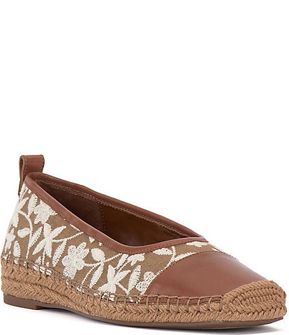 Vince Camuto Miheli Floral Embroidered Espadrille Flats