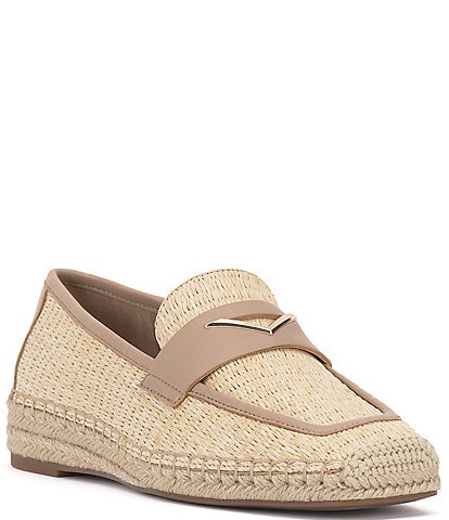 Vince Camuto Myylee Wicker Espadrille Flat Loafers
