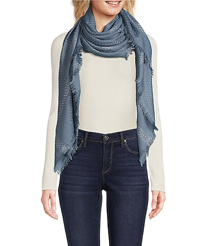 Vince Camuto New Basket Weave Square Scarf