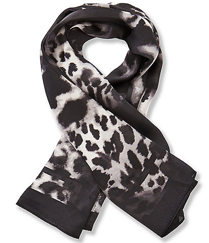 Vince Camuto Ombre Animal Print Square Scarf