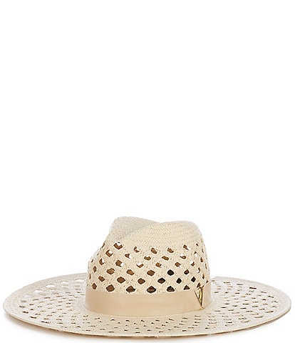 Vince Camuto Oversized Open Weave Panama Hat