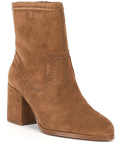 Lucky Brand Fionan Leopard Print Leather Ankle Booties