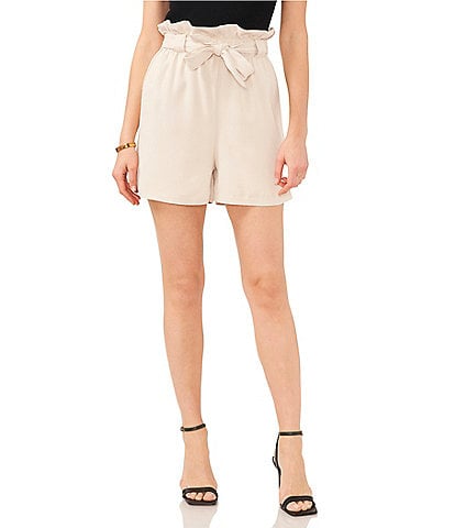 Vince Camuto Paper Bag High Rise Shorts