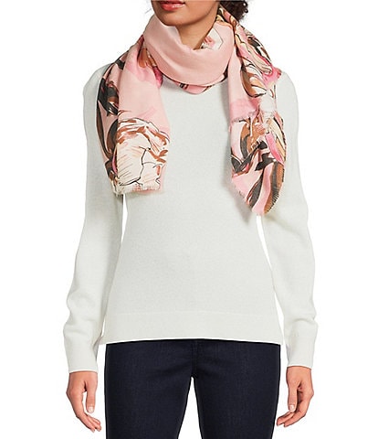 Vince Camuto Peony Super Soft Square Scarf