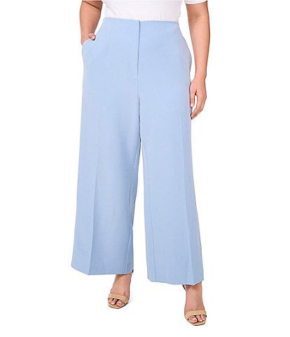 Vince Camuto Plus Size Straight Leg Pocketed Trouser Pants