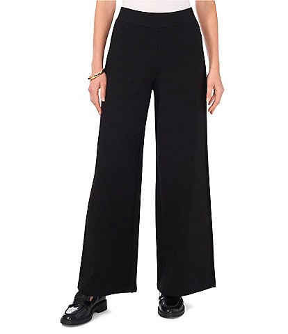 Vince Camuto Ponte High Rise Pull-On Wide Leg Pant