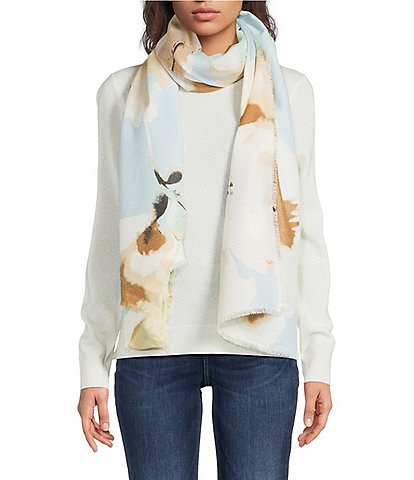Vince Camuto Poppy Bloom Supersoft Oblong Scarf