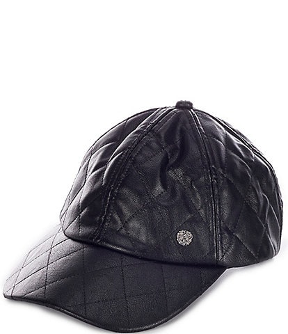 Vince Camuto Quilted Vegan Leather Baseball Cap