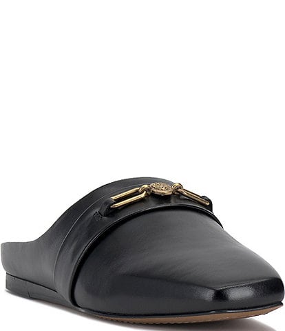 Vince Camuto Rechell Flat Leather Mules