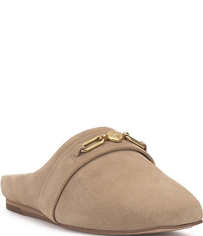 Vince Camuto Rechell Flat Suede Mules