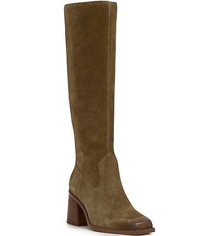 Vince Camuto Sangeti Suede Square Toe Tall Boots