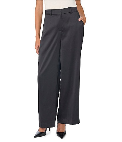 Vince Camuto Satin Wide Leg Pants