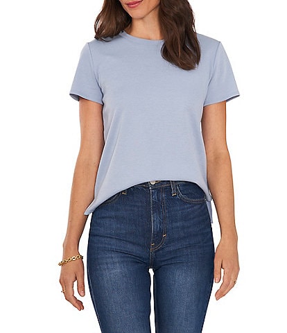 Vince Camuto Short Sleeve Crew Neck Knit Tee