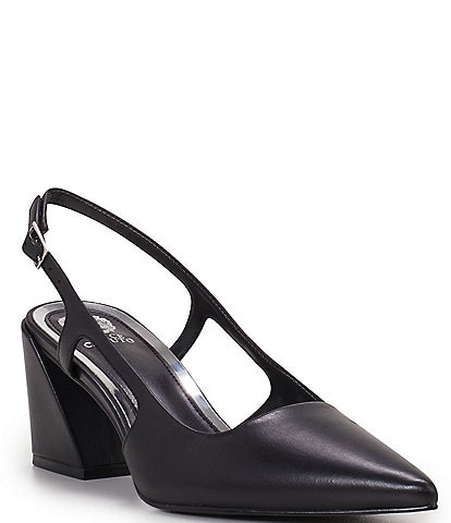 Vince Camuto Sindree Leather Slingback Pumps