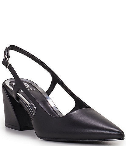 Vince Camuto Sindree Leather Slingback Pumps