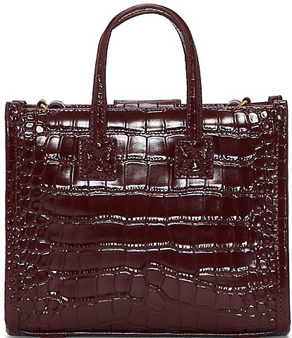 Vince Camuto Small Croco Embossed Crossbody Tote Bag