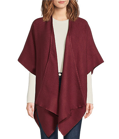 Vince Camuto Solid Basket Weave Topper