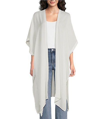 Vince Camuto Solid Crinkle Topper