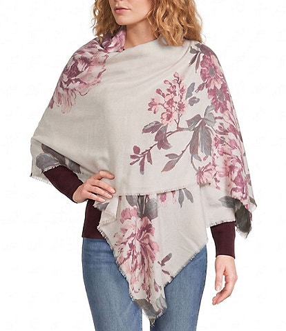 Vince Camuto Tapestry Rose Supersoft Scarf Wrap