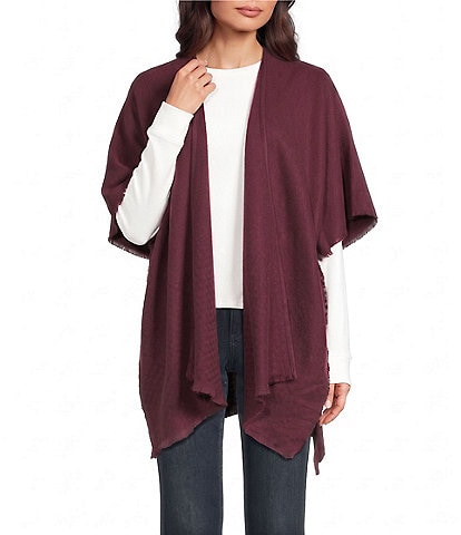 Vince Camuto Textured Woven Feather Topper