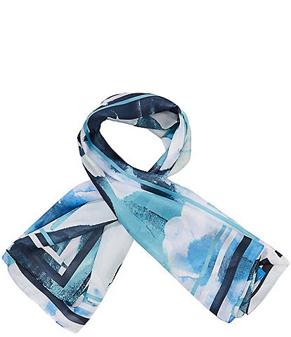 Vince Camuto Watercolor Floral Square Scarf