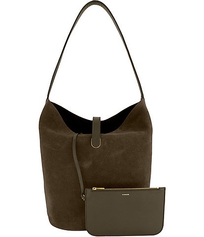 Vince Eris Large Leather Bucket Bag