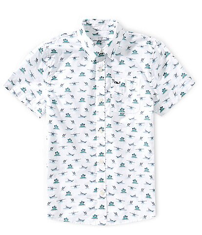 Vineyard Vines Big Boys 2T-7 Printed Short Sleeve Shirt