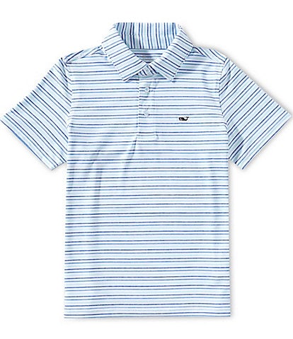 Vineyard Vines Big Boys 8-20 Sankaty Stripe Polo
