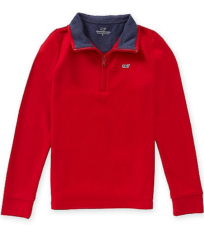 Vineyard Vines Big Boys Saltwater Quarter Zip Pullover
