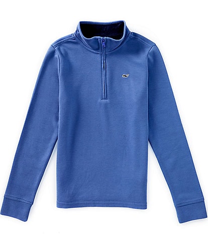 Vineyard Vines Big Boys Saltwater Quarter Zip Pullover