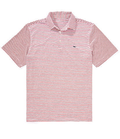 Vineyard Vines Bradley Stripe Sankaty Short Sleeve Polo Shirt