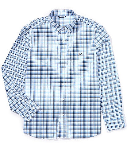 Vineyard Vines Callwood Plaid Featherweight Performance Stretch Long Sleeve Woven Shirt