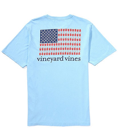 Vineyard Vines Drift Dye Beer Pong Flag Short Sleeve T-Shirt