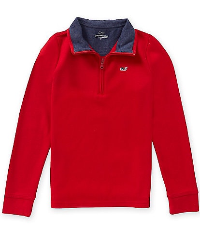 Vineyard Vines Little Boys Saltwater Quarter Zip Pullover