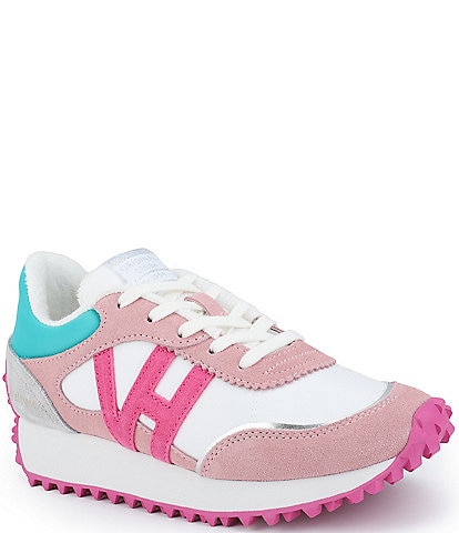 Vintage Havana Cosmic Colorblock Suede Trim Retro Sneakers