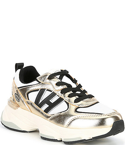 Vintage Havana Dash Metallic Chunky Sneakers