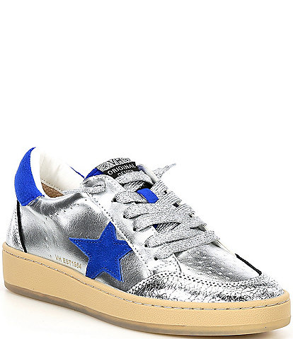 Vintage Havana Denisse Metallic Leather Collegiate Sneakers