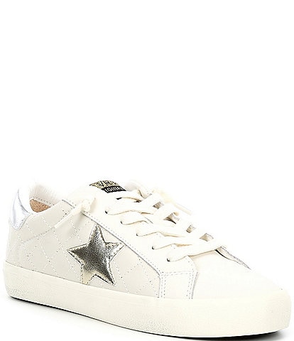 Vintage Havana Flair Metallic Star Quilted Sneakers