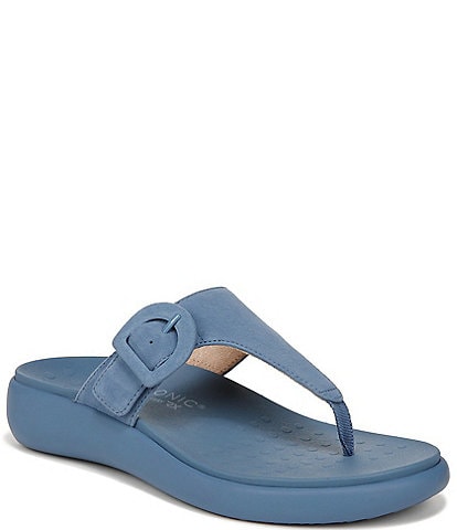 Vionic Activate Recovery Suede EVA Platform Thong Sandals