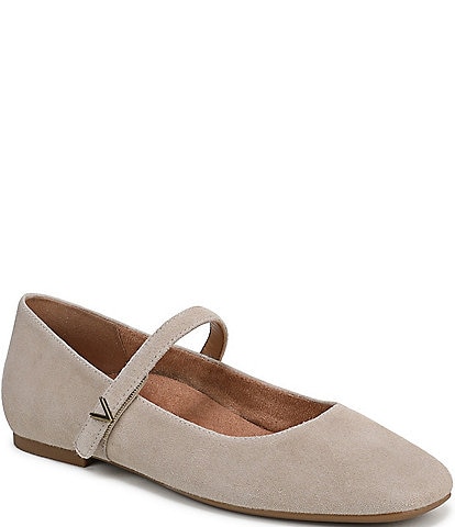 Vionic Alameda Suede Mary Jane Flats