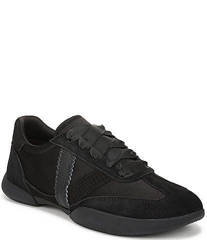 Vionic Arabelle Nylon And Leather Lace Up Sneakers