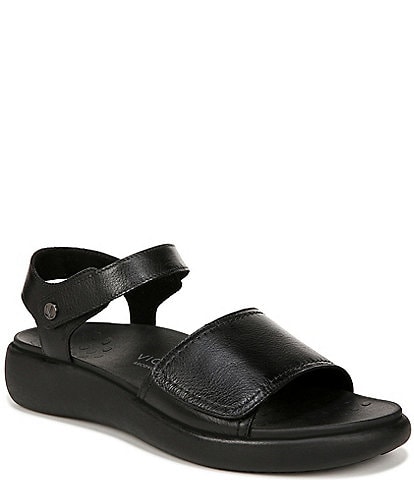 Vionic Awaken Recovery Leather Platform Banded Open Toe Sandals