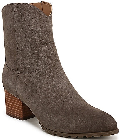 Vionic Bishop Suede Western Short Boots