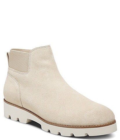 Vionic Brionie Suede Lug Sole Ankle Boots