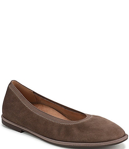 Vionic Caroll 2.0 Suede Classic Skimmer Flats