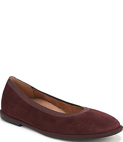 Vionic Caroll 2.0 Suede Classic Skimmer Flats