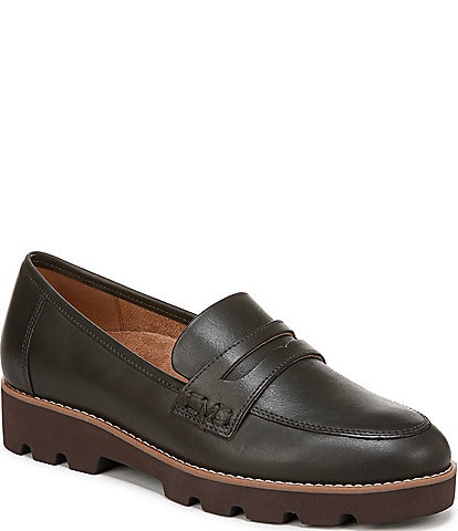 Vionic Cheryl II Leather Lug Sole Penny Loafers