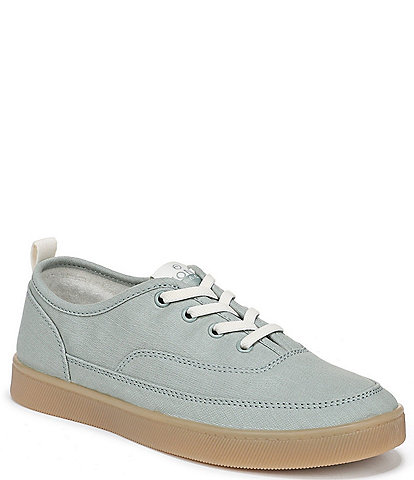 Vionic Cyan Canvas Platform Sneakers