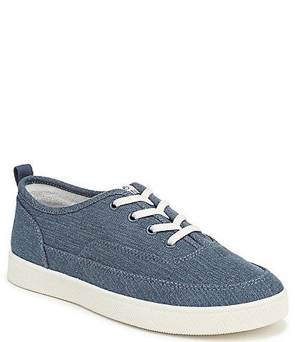Vionic Cyan Canvas Platform Sneakers