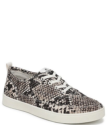 Vionic Cyan Canvas Platform Sneakers